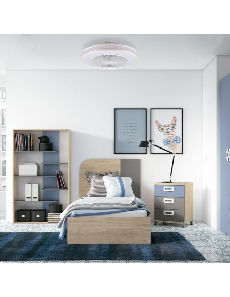 Ventilateur de Plafond LED Colors CCT+ RGBIC 36W - Ledme BRLM8830