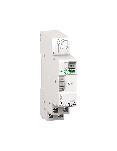 Schneider - 16655 - Resi9 min -minuterie - 1 contact 16a/250vca - réglage par molette