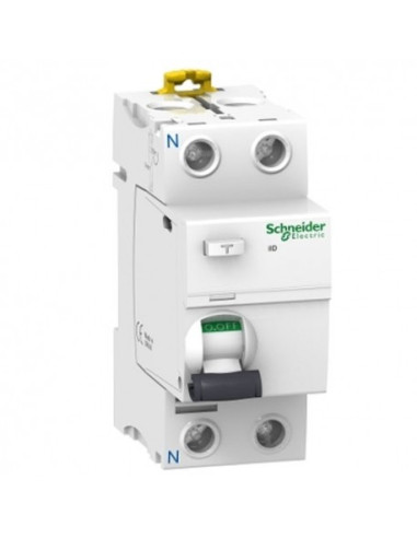 Schneider - A9R41263 - Acti9, iID interrupteur différentiel 2P 63A 30mA type AC