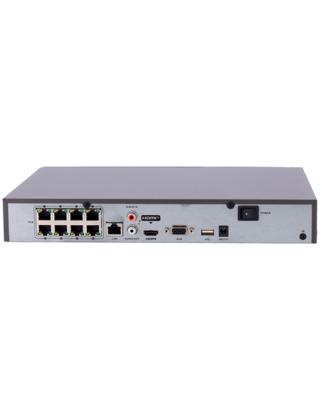 hikvision - DS-7608NI-Q1/8P(D) - Hikvision Gamme PRO Enregistreur NVR 8 canaux IP PoE 75 W Résolution maximale 8Mpx