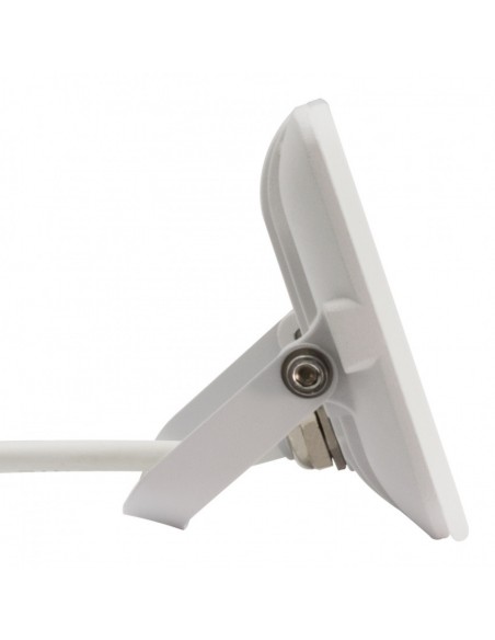 BRICOELECT - C08189- Projecteur LED Slim 10W 3000-3500K Crystal 120lm/W IP65 10W Blanc