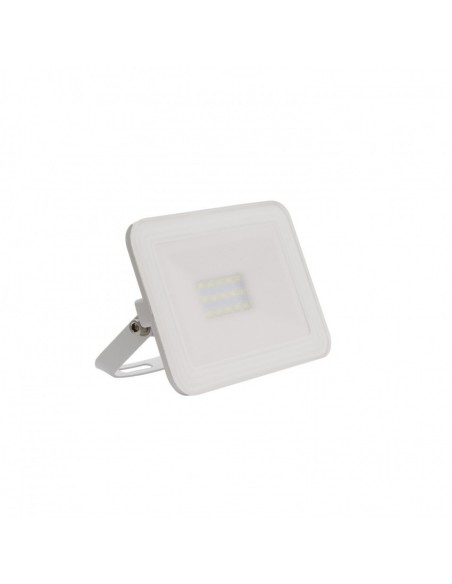 BRICOELECT - C08189- Projecteur LED Slim 10W 3000-3500K Crystal 120lm/W IP65 10W Blanc