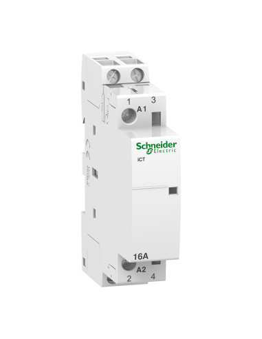 Schneider Electric - A9C22712 - Acti9 iCT - Contacteur 2P 16A 2NO - 230/240V AC