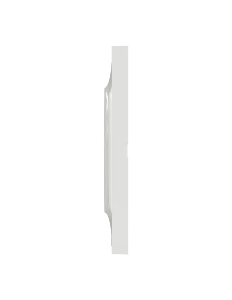 SCHNEIDER -  S520702B1 - Odace - Styl - plaque - pierre (Pantone 429C) - 1 poste - H85mm - L85mm - P10mm - IK04 - IP21 D.