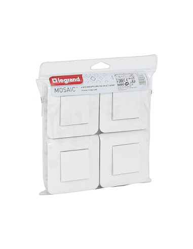 Multipack 4 Va-et-Vient Mosaic Blanc – Legrand