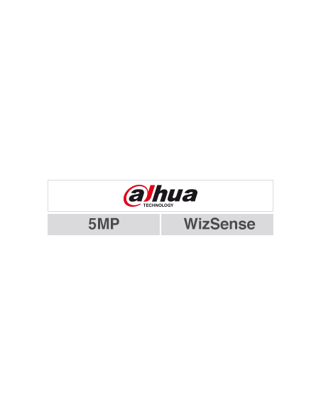 Dahua - IPC-HDBW2541EP-S-0280B-s2 - Caméra IP Externe WizSense à dôme IR à focale Fixe 5MP Starlight WDR IK10 Audio