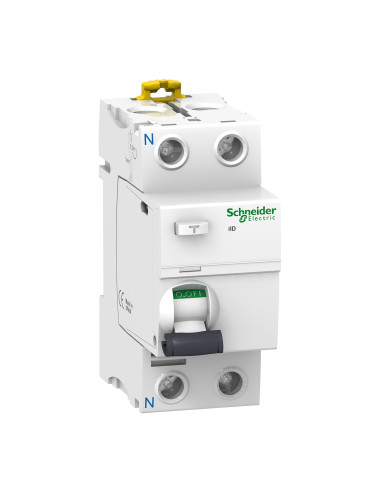 Schneider - A9R61263 - syst. de prot. ctre contre les défauts liés à la terre-2P-63A-30mA-type SI