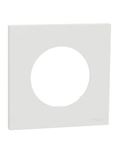Plaque Odace 1 poste blanc craie Schneider S920702