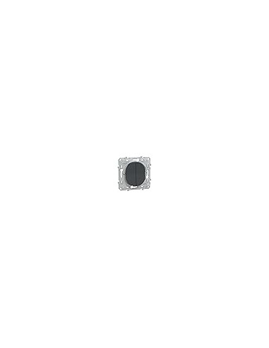 Schneider - S340216 - Double Poussoirs Ovalis Anthracite