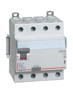 Legrand 411676 – Interrupteur différentiel DX³-ID 4P 63A type A