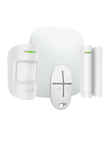AJAX - AJ-HUB2KIT-W - Kit alarme professionnelle  centrale HUB2 ( 2g )
