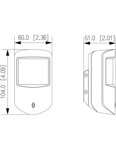Dahua - DHI-ARD1233-W2(868) - Détecteur de mouvement PIR sans fil AirShield 2