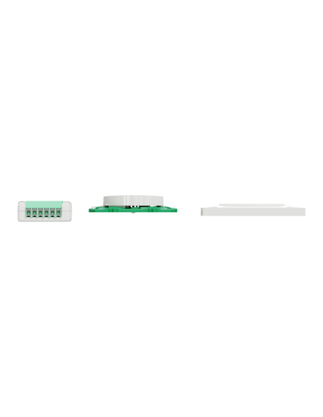 SCHNEIDER - S520192K - Odace sans fil sans pile - Kit actionneur micro + inter + plaque Styl - blanc