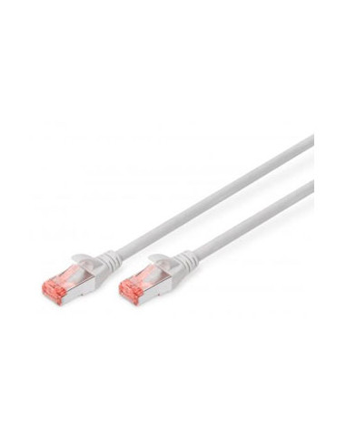 DIGITUS - DK-1644-150-5 - Cordon rj45 15m, Cat6, S-FTP, âme en cuivre flexible, gris.