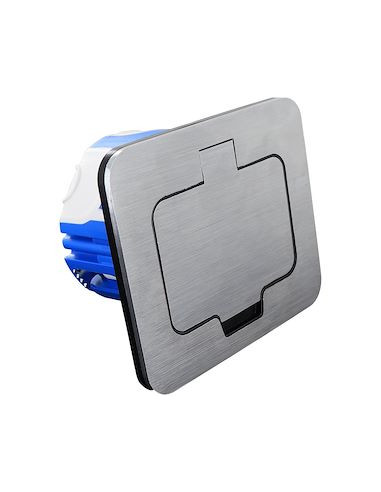 BLM 851065 - Prise de sol étanche IP55 2P+T alu brossé