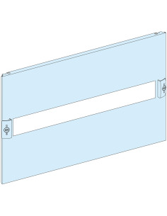 Schneider - LVS03204 - PrismaSeT G - Plastron modulaire découpé - 4M - L600-RAL9003