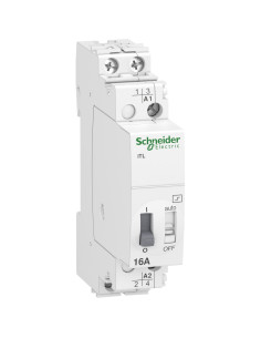 Schneider - A9C30812 - Acti9, iTL télérupteur 16A 2NO 230...240VCA 110VCC 50-60Hz