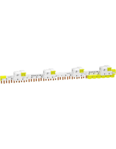 SCHNEIDER - A9XPC724 - Image A9XPC724 Schneider Electric 1  vidéos Peigne Clario iC40, 3P+N, 24 modules, 80 A