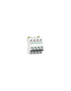 SCHNEIDER - A9F74440 - Disjoncteur, Acti9 iC60N, 4P, 40 A, courbe C, 6000 A (IEC 60898-1), 10 kA (IEC 60947-2)