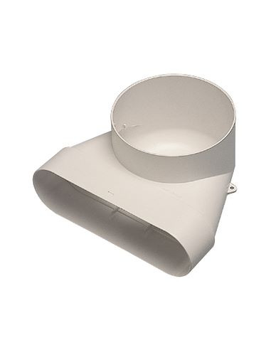 ALDES - 11023975 - Coude vertical pour bouche Accessoire minigaine 60 x 200 mm EQ.125