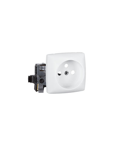 Legrand - 086127 - OTEO - Prise de courant 2P+T à bornes automatiques Appareillage saillie composable - blanc
