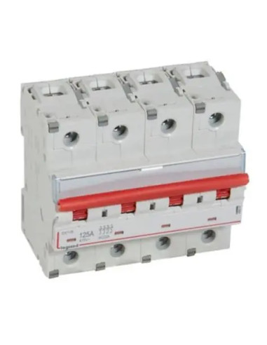 LEGRAND - 406547 - Interrupteur-sectionneur DX³-IS à déclenchement 4P 400V~ - 125A - 6 modules