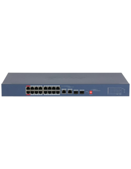 Dahua - CS4218-16ET-135-V2 - Switch PoE - 18 ports - 16 ports PoE - 90W PoE max