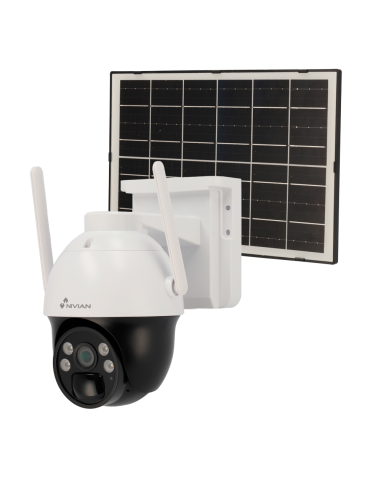 NIVIAN - NV-CAM02S-SOLAR4G - Caméra 4G motorisée