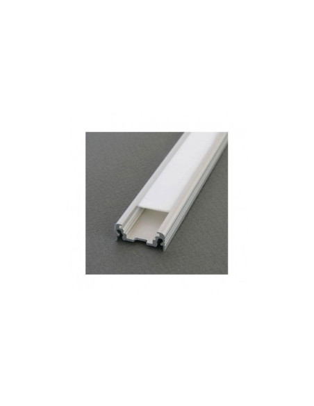 Miidex - 9881 - PROFILE PLAT 1000MM ALU BRUT 14,4MM - VENDU AU METRE