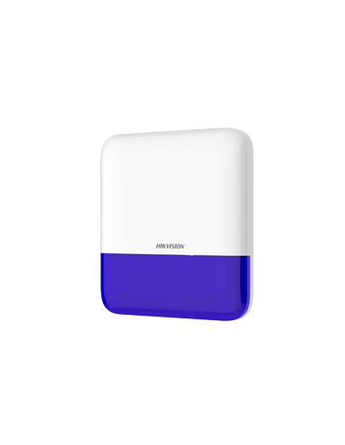 HIKVISION - DS-PS1-E-WE(BLUE) - Sirène extérieure sans fil flash bleu compatible AX Pro, protocole Tri-X