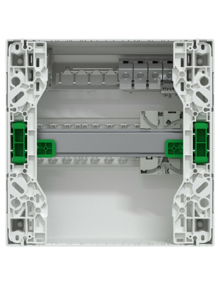 Schneider - R9H13401VDIM - Resi9 Coffret VDI 13M1R - grade 2TV basique - 4xRJ45 cat6