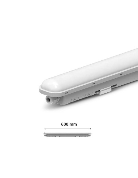 Réglette étanche LED 20W 4000K IP65 600 mm - Miidex 101057