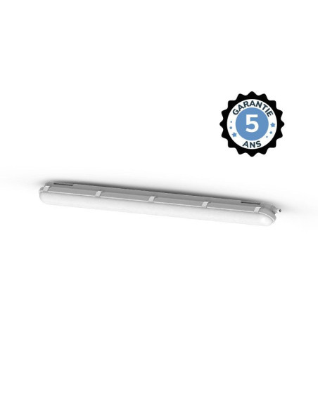 Réglette étanche LED 30W 4000K IP65 IK10 1200 mm - Miidex 75810