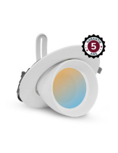 Miidex 767440 – Spot LED Escargot 38W CCT Orientable