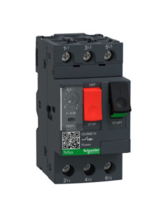 Schneider GV2ME10 - Disjoncteur moteur TeSys 4..6,3A 3P