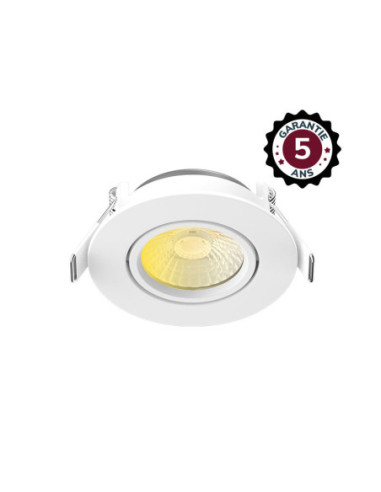 Spot LED encastrable CCT 6W BBC dimmable - Miidex 100268