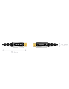 Câble HDMI fibre optique 15m 4K 60Hz - HDMI-OPTICAL-15M 2