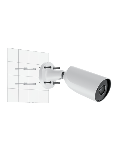Caméra IP Ajax BulletCam 8MP 2.8mm Blanc - AJ-BULLETCAM-8-W
