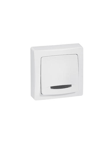Legrand 086005 Oteo - Poussoir lumineux saillie blanc