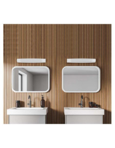 Réglette LED salle de bain 8W + inter + prise - Miidex 101087 2