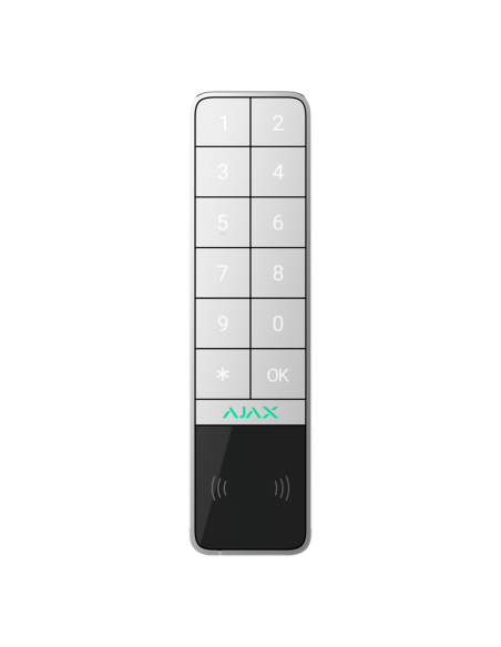 Ajax AJ-KEYPADOUTDOOR-W - Clavier extérieur KeyPad Outdoor blanc