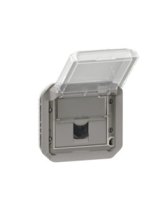 Legrand 069559L prise RJ45 cat 6A STP Plexo composable gris
