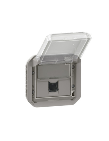 Legrand 069559L prise RJ45 cat 6A STP Plexo composable gris