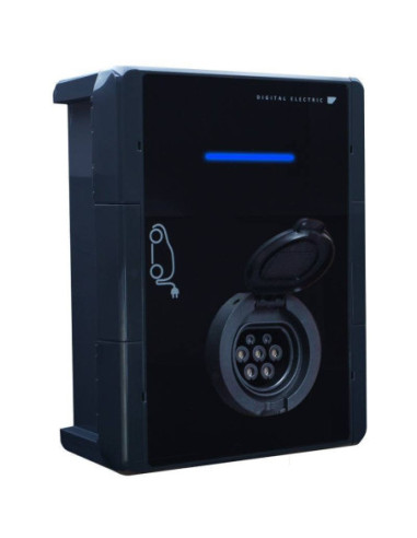 Digital Electric 15116 borne de recharge VE Ph+N 16-32A 7,4kW réglable avec prise T2S