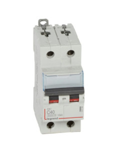 Disjoncteur Legrand DX³ 2P 40A courbe C - 407788