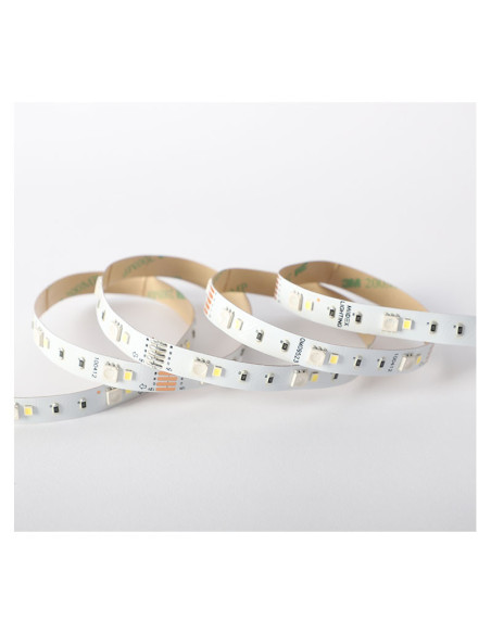 Miidex 100412 - BANDEAU RGB + 6000K 5M 60LED ET 9W/M IP20 12V