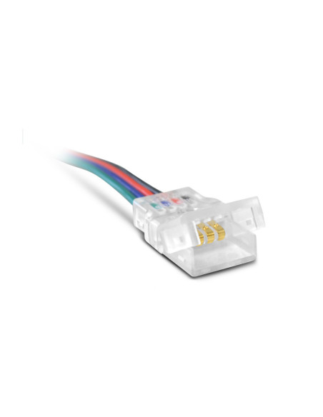 Miidex 100461 - BANDEAU CABLE DOUBLE CONNECTEUR 10mm PR IP67 RGB