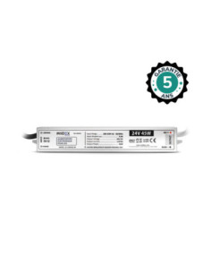 Miidex 100468 - ALIM 24V DC LUMINEUX 45W IP67 5ANS