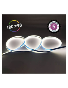 Miidex 100517 - BANDEAU COB 4000K 5M 320LED/M ET 9W/M IP20 24V 5ANS