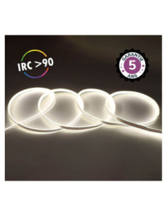 Miidex 100520 - BANDEAU COB 4000K 5M 320LED/M ET 9W/M IP65 24V 5ANS